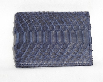 PORTACARTE PITONE - Men's wallet in real python. With paper racks and document pockets. Various colors Crafted Product Made Italy