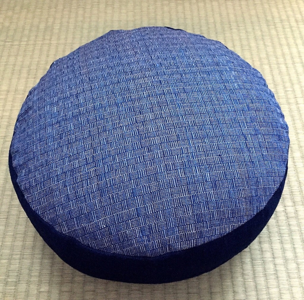 Coque de Sarrasin Bio Indigo Naturel Zafu - 9st