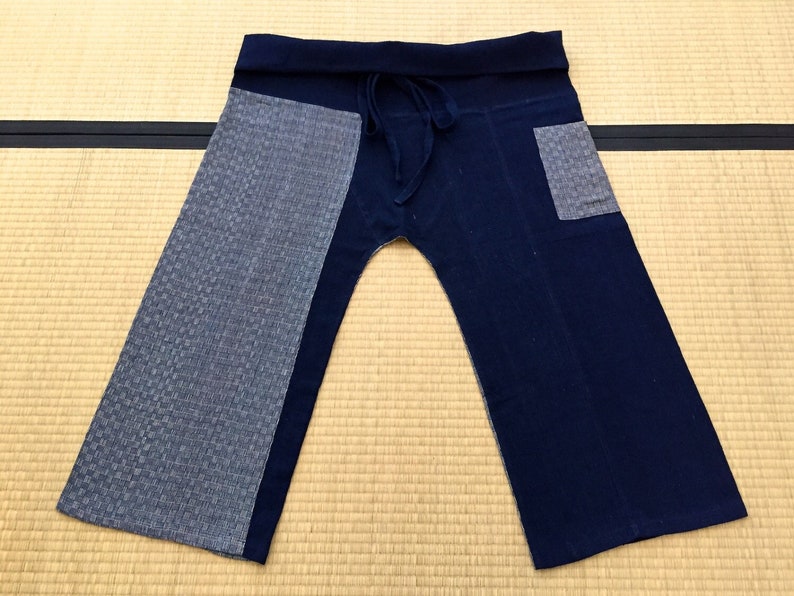 Free Size Indigo Thai Fisherman Pants TPML1 image 1