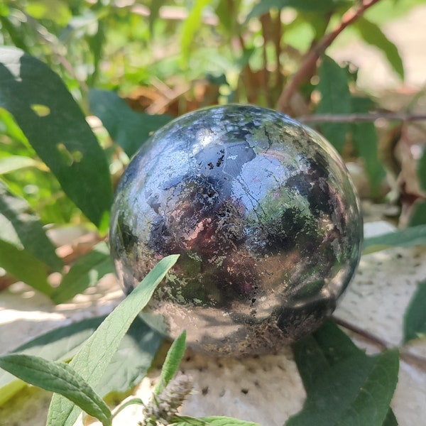 Ultra rare Galenite sphere 9cm from Slovenia
