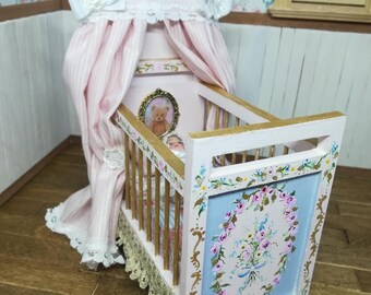 Items Similar To Babies Firts Crib Doll On Etsy
