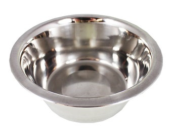 O My! Shaving Bowl - Stainless Steel Bowl | It's The Perfect Fit for Wet-Shave Soap Pucks!