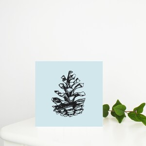 Wald Tannenzapfen, Grußkarte für Weihnachten, Geburtstage, Vatertag, Einladungen und Dankeschöns, innen blanko.