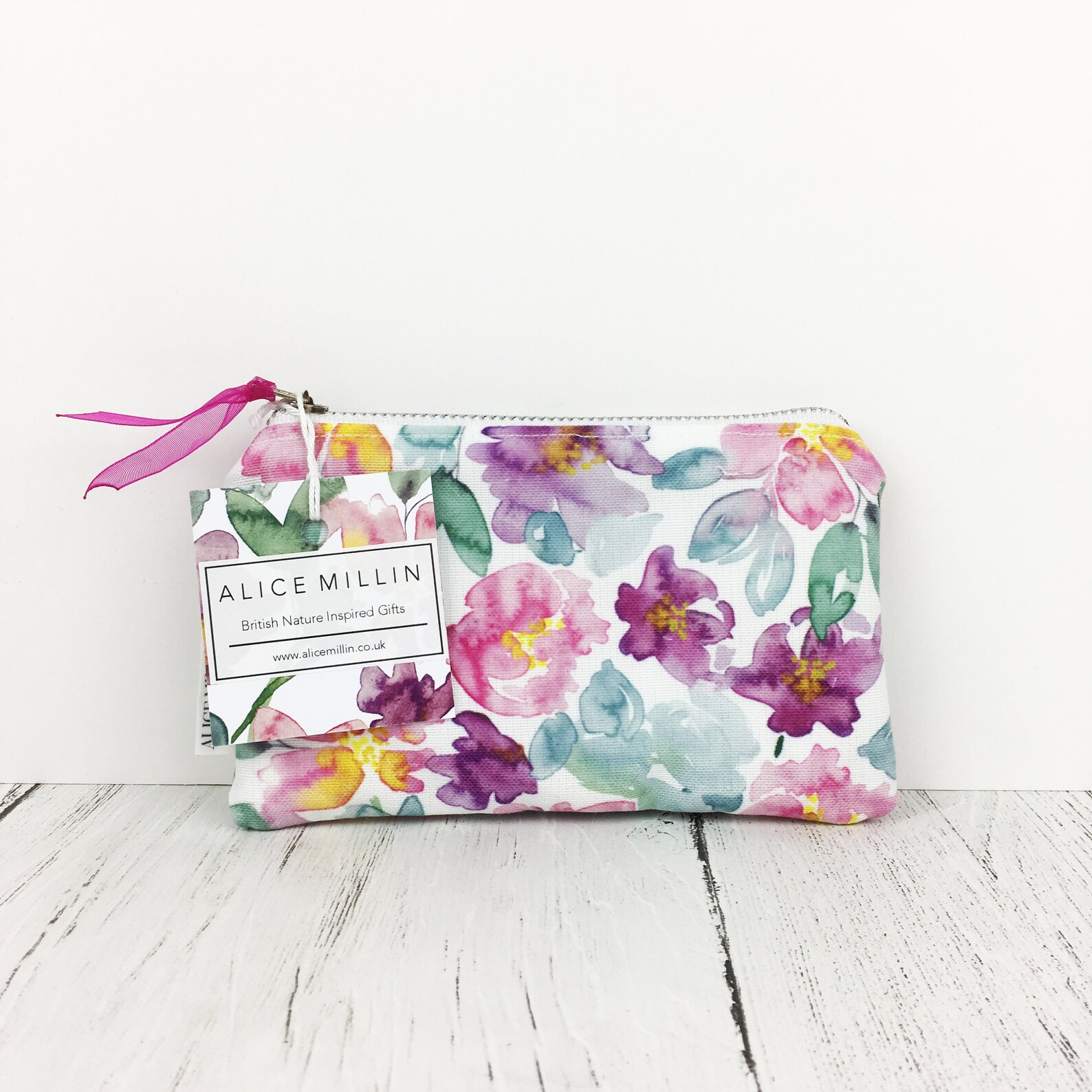 Floral toiletry bag set in Peony design with wash bag Etsy