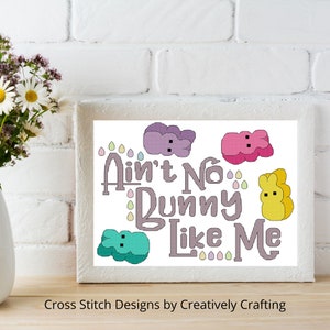 Peeps Cross Stitch Pattern - PDF Download - Easter