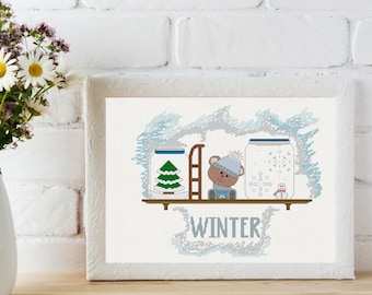 Dream of Winter Cross Stitch Pattern