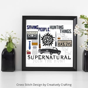 Supernatural Cross Stitch Pattern - PDF Download