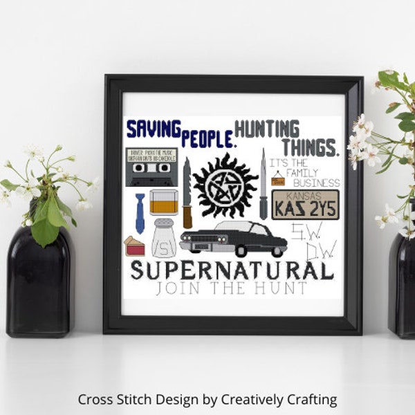 Supernatural Cross Stitch Pattern - PDF Download