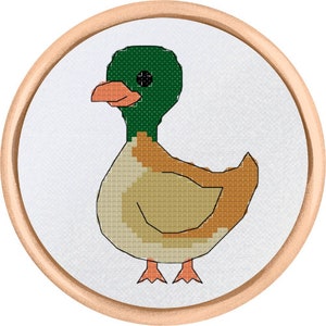 Duck Cross Stitch Pattern - PDF Download