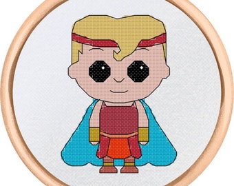 Hercules Cross Stitch Pattern - PDF Download