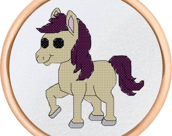 Horse Cross Stitch Pattern - PDF Download