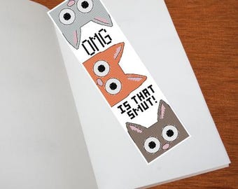 Bookmark Cross Stitch Pattern - Is That Smut