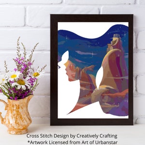 Theban Princess Cross Stitch Pattern - UrbanStar Princess Series - Hercules Megara Cross Stitch Pattern