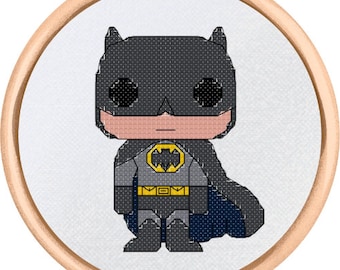 Batman Cross Stitch Pattern - PDF Download