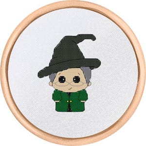 Professor McGonagall Cross Stitch Pattern - Maggie Smith