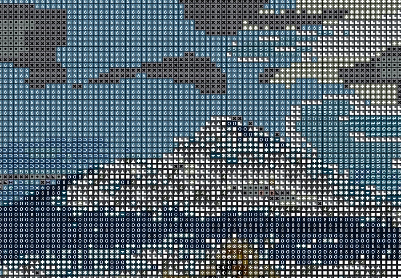 Mountain Scenery Cross Stitch Beautiful Mountain Cross Stitch image 3