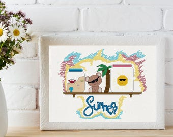 Dream of Summer Cross Stitch Pattern