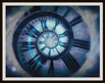 Doctor  Who Cross Stitch Pattern - Dr Who - Tardis - 13th Doctor