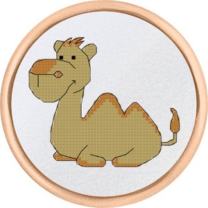 Camel Cross Stitch Pattern - PDF Download