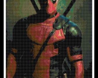 DC Comic Cross Stitch Pattern DC Comic Super Hereos DC | Etsy