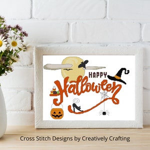 Halloween Cross Stitch Pattern - PDF Download