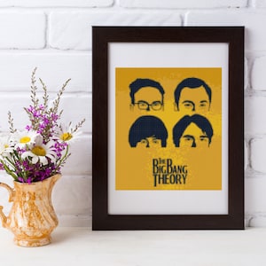 Big Bang Theory Cross Stitch Pattern - Bazinga - PDF Download