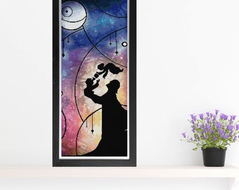 Darth Daddy Cross Stitch Pattern - Mandie Manzano Art - PDF Download