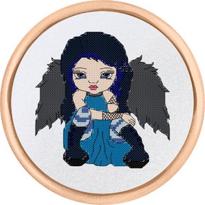 Lenora Fee Kreuzstichmuster - Jasmine Becket-Griffith Serie - Fee Kreuzstichmuster