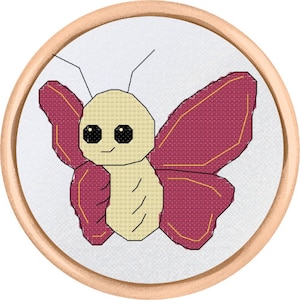 Butterfly Cross Stitch Pattern - PDF Download