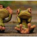Cross Stitch Frog Pattern - PDF Download - See No Evil, Hear No Evil ...