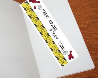 Bookmark Cross Stitch Pattern - True Crime