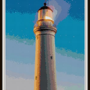 Lighthouse Cross Stitch - PDF Download