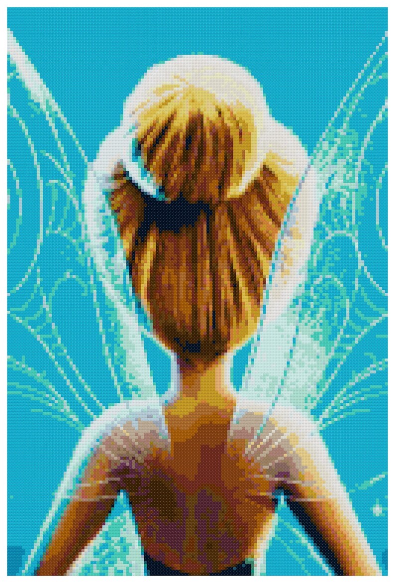 Tinkerbell Cross Stitch Pattern | Etsy