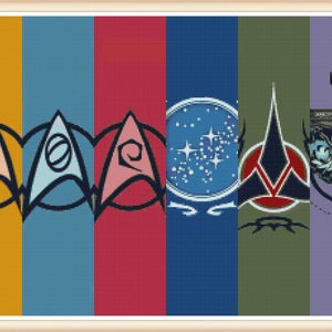 Star Trek Cross Stitch Pattern - Star Trek TV Series - PDF Download
