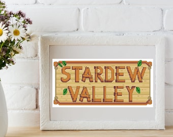 Stardew Valley Cross Stitch patroon - PDF downloaden - videogame kruissteek