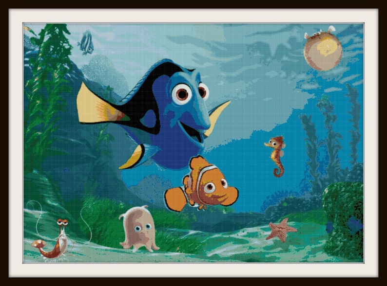 Finding Nemo Cross Stitch Pattern Finding Dori PDF Download