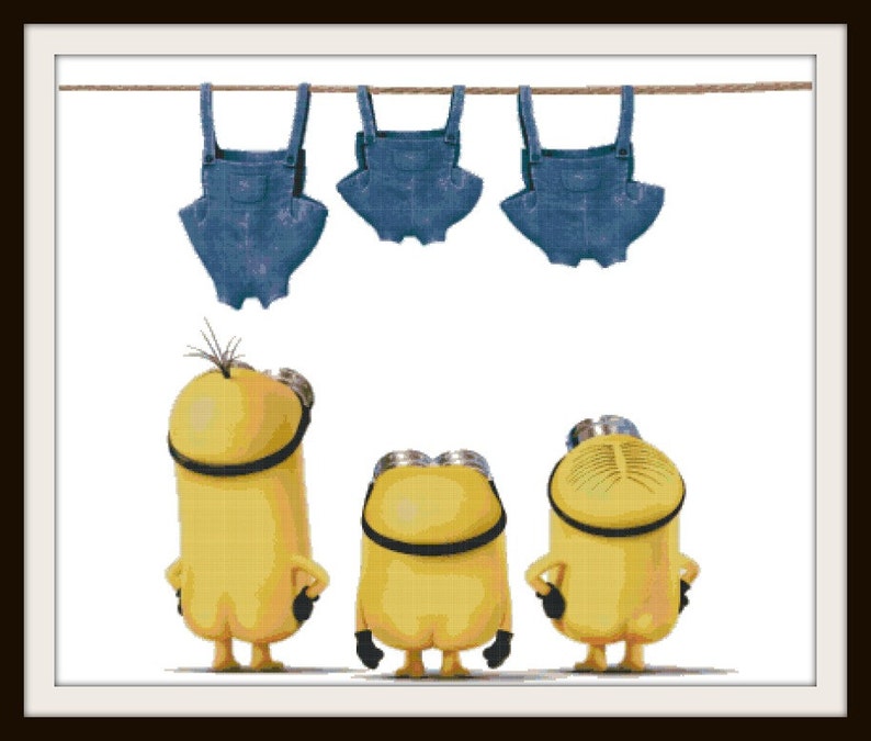 Minions Cross Stitch Pattern Minions Despicable Me PDF | Etsy