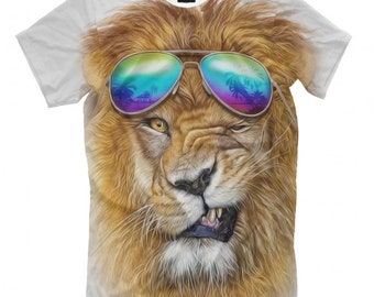 cool lion t shirt