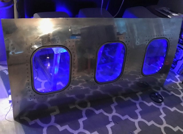 Airplane Window, Fuselage, Three-window Panel - Etsy