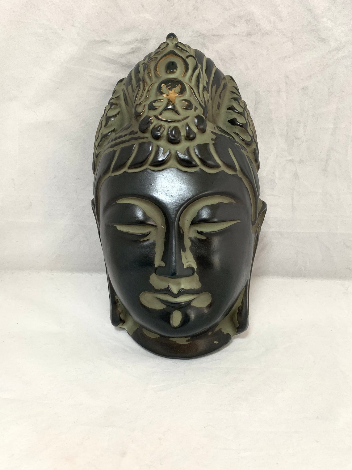 Buddha Mask Kannon Art Buddha Wall Art Japanese Mask Asian Etsy