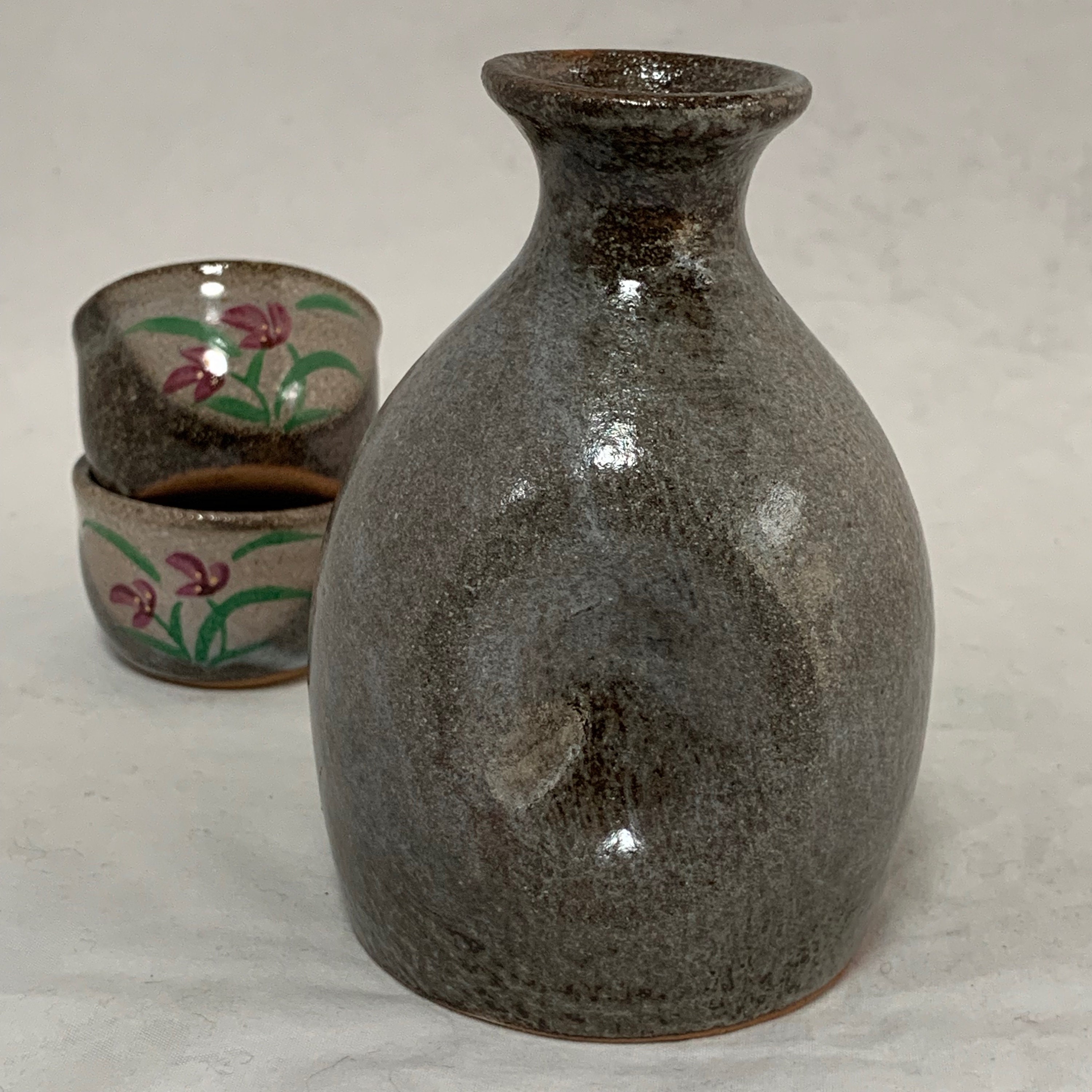 Japanese Sake Tokkuri Set Japanese Sake Set Vintage Sakazuki Etsy