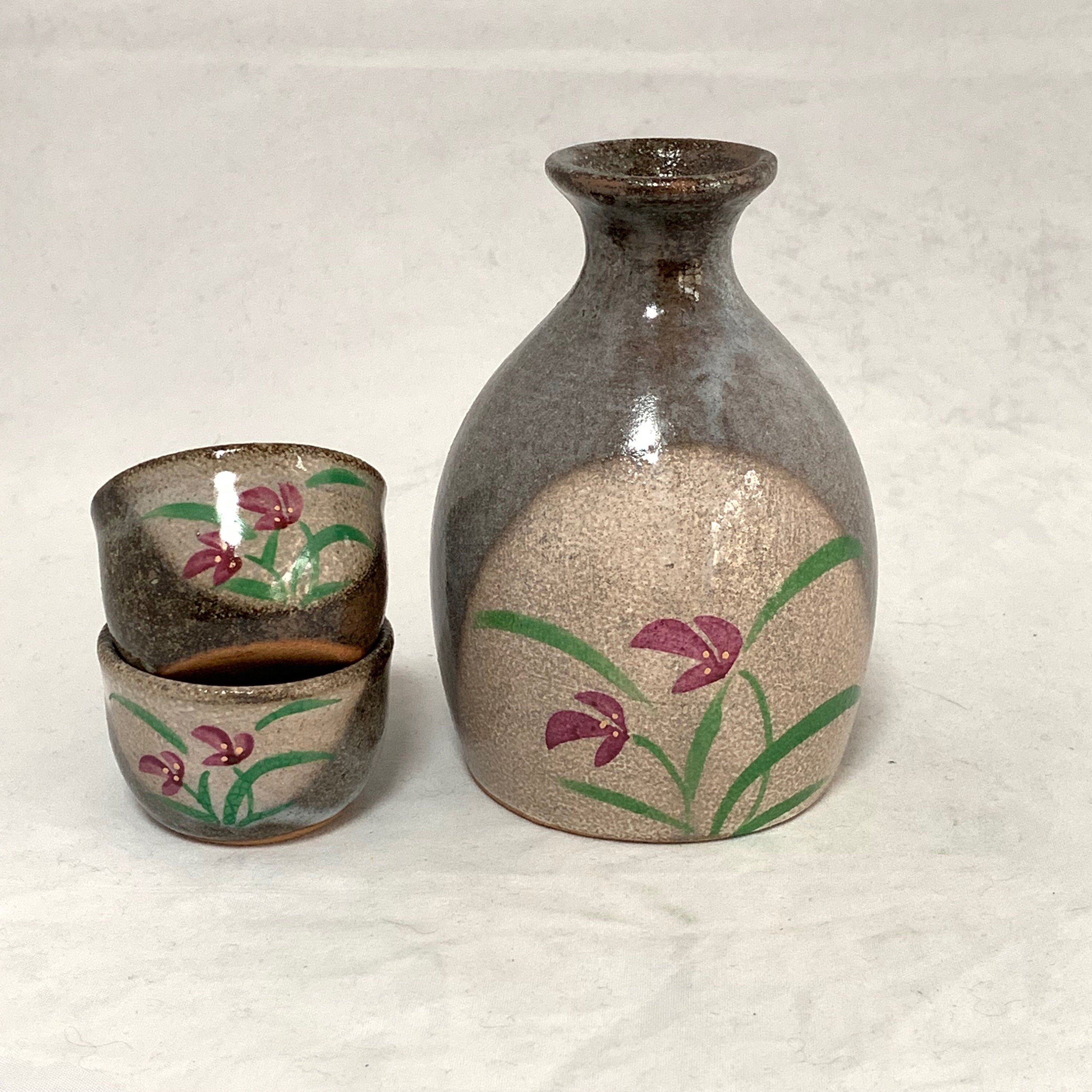 Japanese Sake Tokkuri Set Japanese Sake Set Vintage Sakazuki Etsy