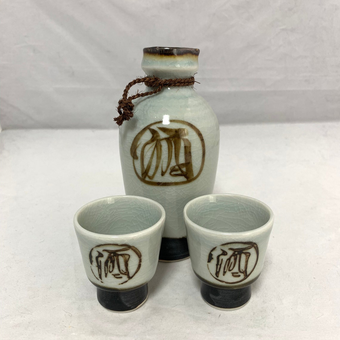 Sake Set Japanese Sake Set Vintage Sakazuki Set Sake Etsy