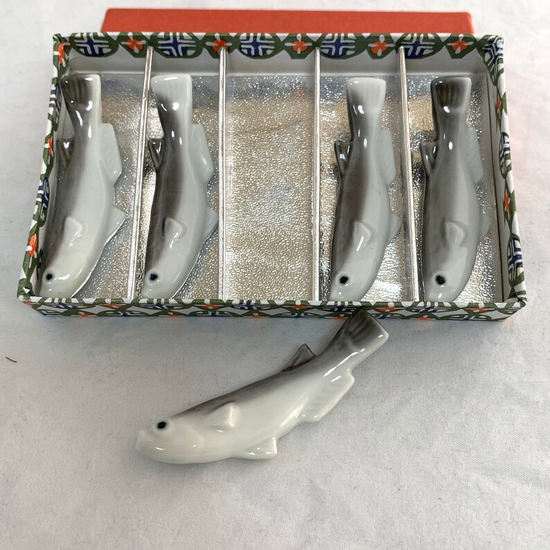 Chopstick Rest Japanese Chopstick Holder Fish Chopstick Etsy