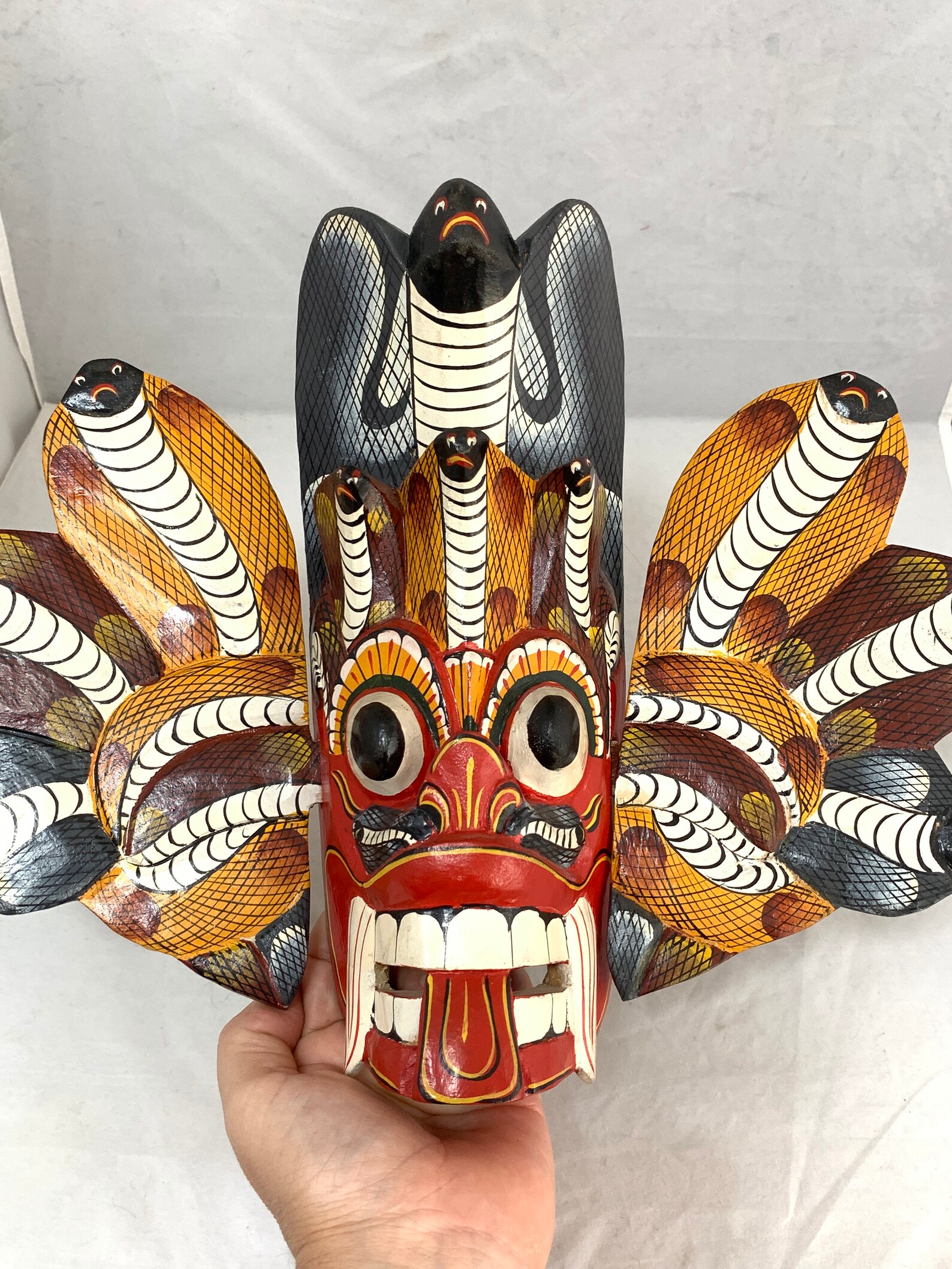 Indonesian Mask Indonesian Wood Carved Mask Hibiscus Mask | Etsy