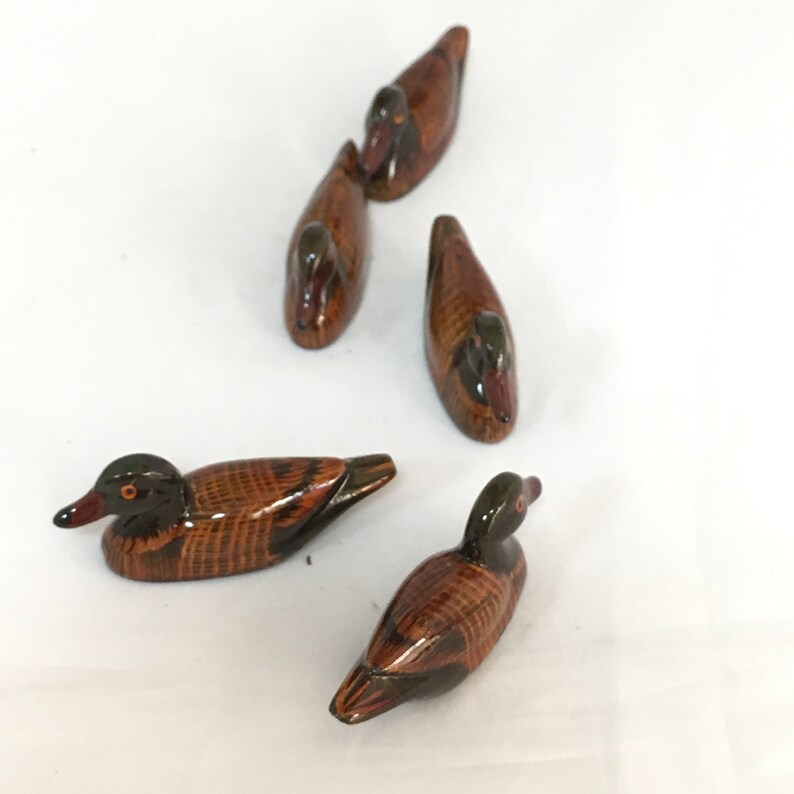 Chopstick Rest Wood Chopstick Holder Duck Chopstick Rest Etsy