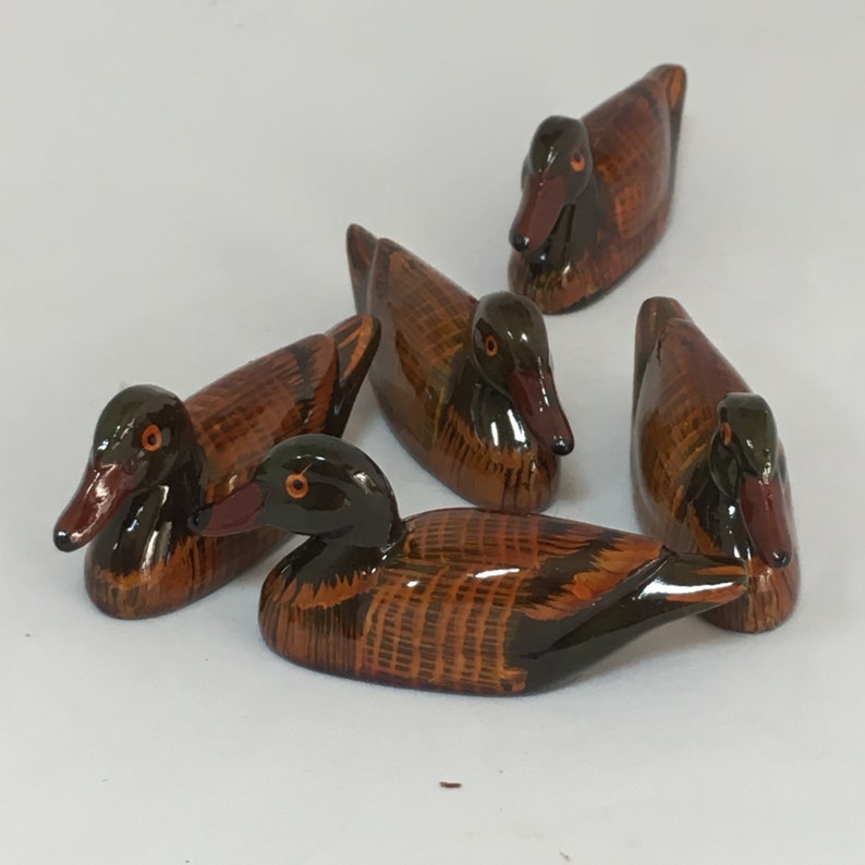 Chopstick Rest Wood Chopstick Holder Duck Chopstick Rest Etsy