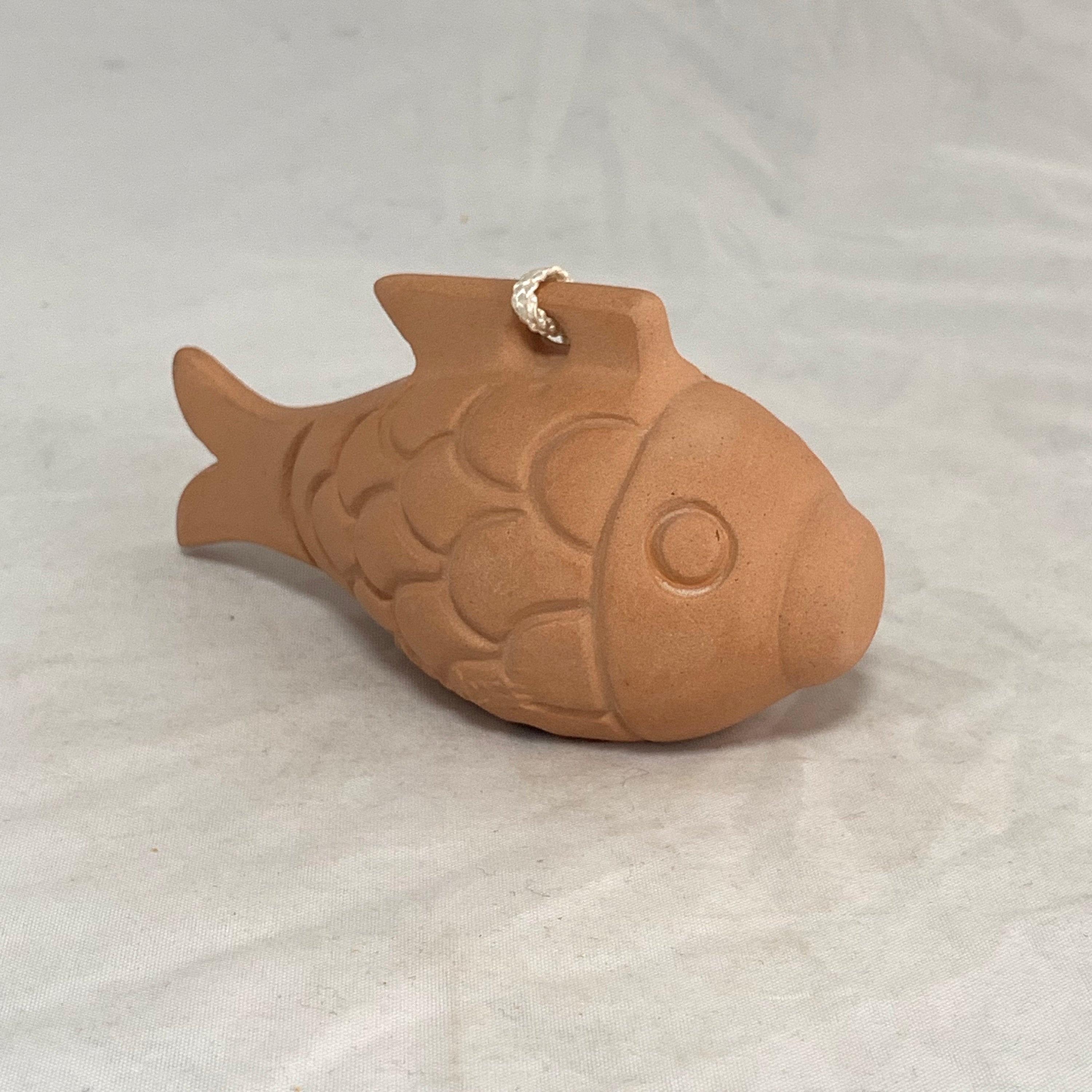 Japanese Fish Bell Japanese Lucky Charm Ceramic Bell | Etsy