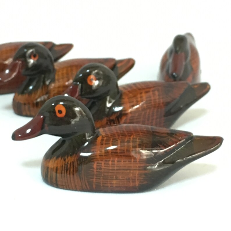 Chopstick Rest Wood Chopstick Holder Duck Chopstick Rest Etsy