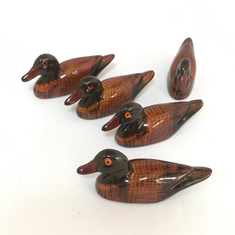 Chopstick Rest Wood Chopstick Holder Duck Chopstick Rest Etsy